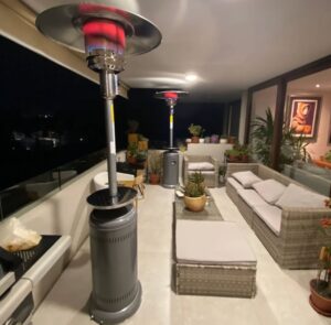 Estufa de Gas Exterior Tipo Seta 13 kW – Nueva – Envío Gratis y Pago Contra Reembolso con TIPSA (Puedes Ver el Contenido Antes de Pagar al Repartidor)